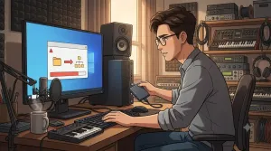 C드라이브 용량 부족 경고 화면